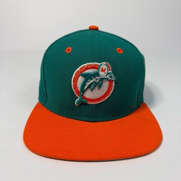 Vintage‎ Miami Dolphins New Era Collection 9fifty NFL Snapback Green - Picture 1 of 9